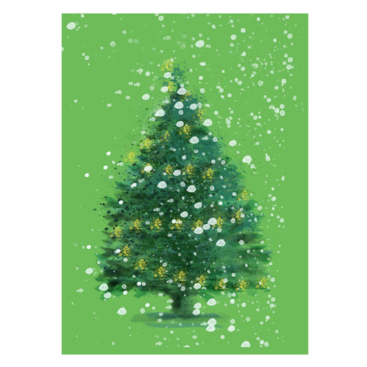 |grün |Weihnachtskarte Weihnachtsbaum |Karte Tannenbaum