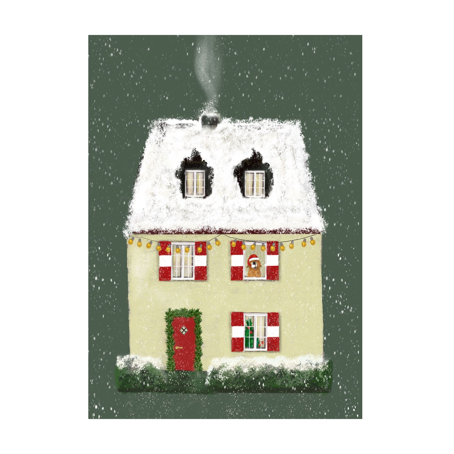 Weihnachtskarte Holy Home